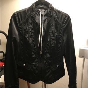 White house black market zipper blazer